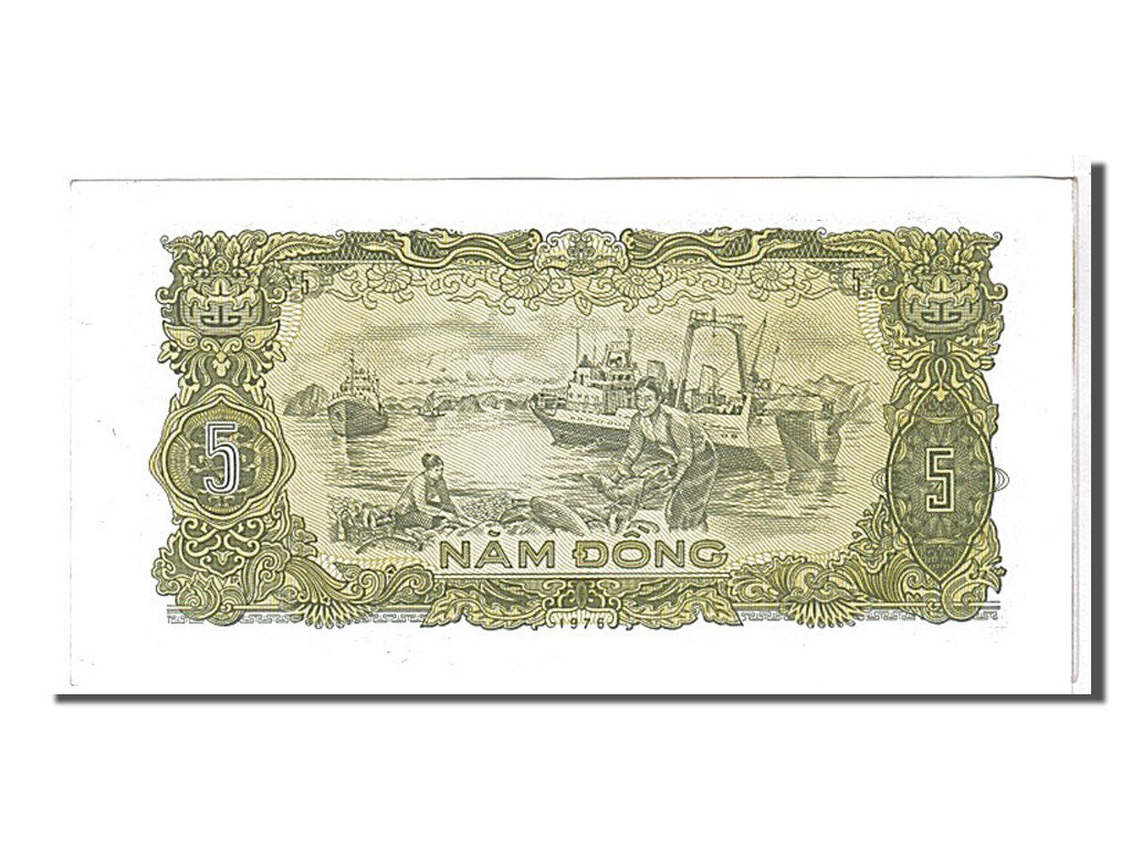Banknote, Viet Nam, 5 D<ox>ng, 1976, KM:81b, AU(55-58)