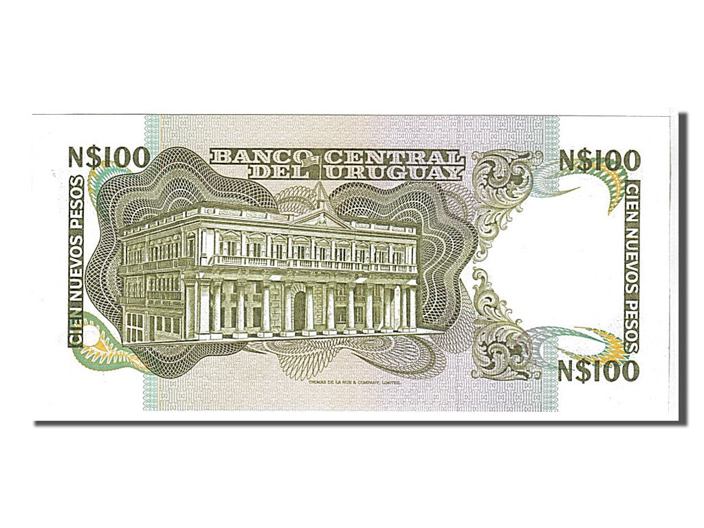 Banknote, Uruguay, 100 Nuevos Pesos, 1987, KM:62a, UNC(65-70)