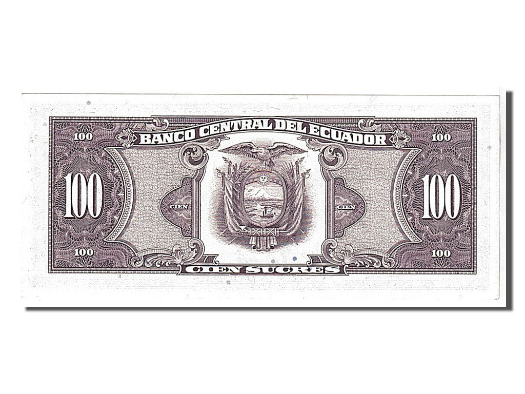 Geldschein, Ecuador, 100 Sucres, 1990, UNZ-