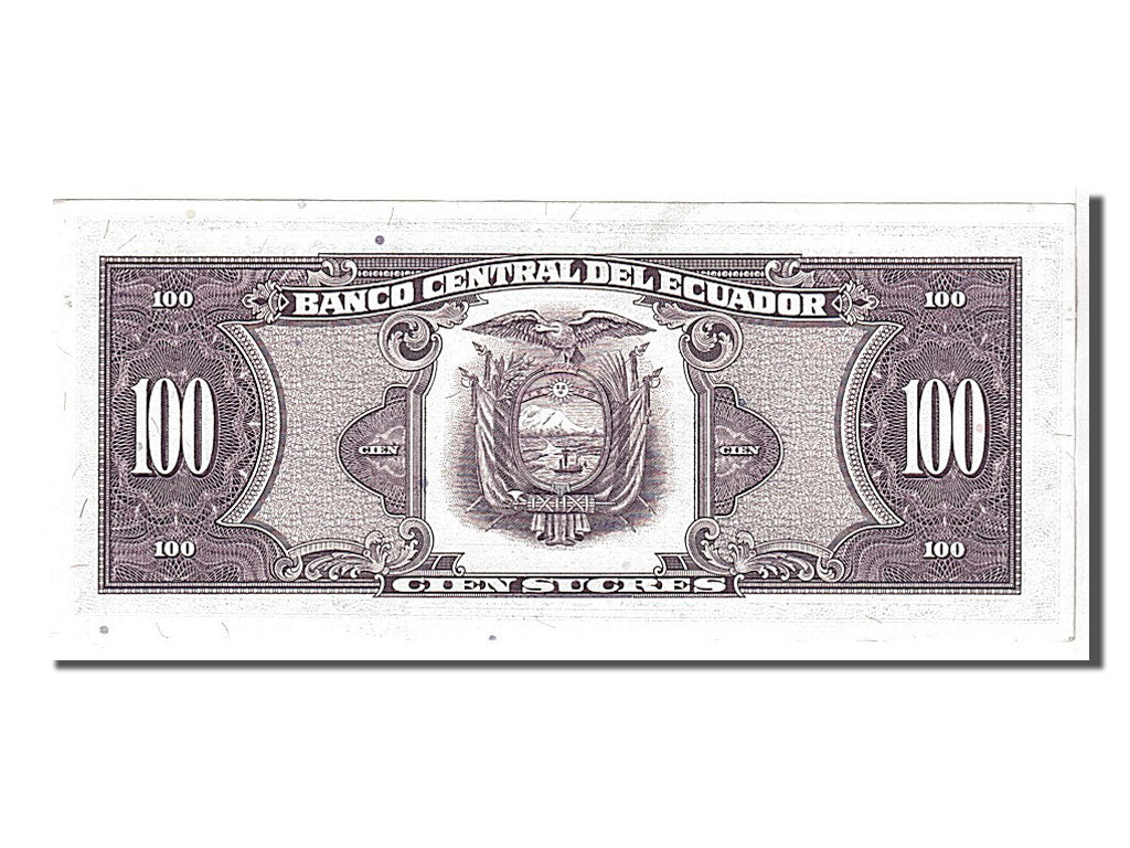 Billet, Équateur, 100 Sucres, 1990, KM:123, SPL
