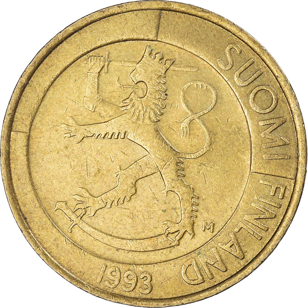 Coin, Finland, Markka, 1993