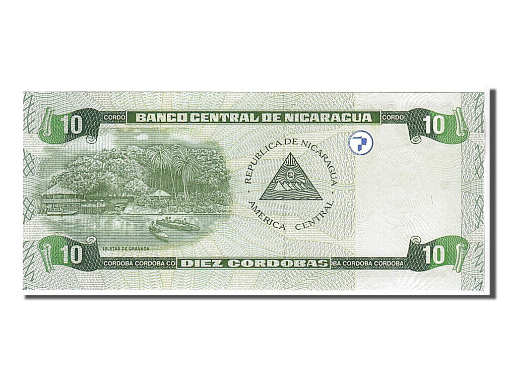 Banknote, Nicaragua, 10 Cordobas, 2002, UNC(65-70)