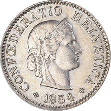 Moneda, Suiza, 5 Rappen, 1954