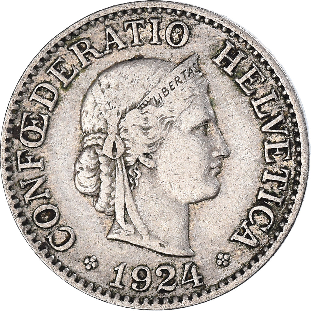 Munten, Zwitserland, 10 Rappen, 1924
