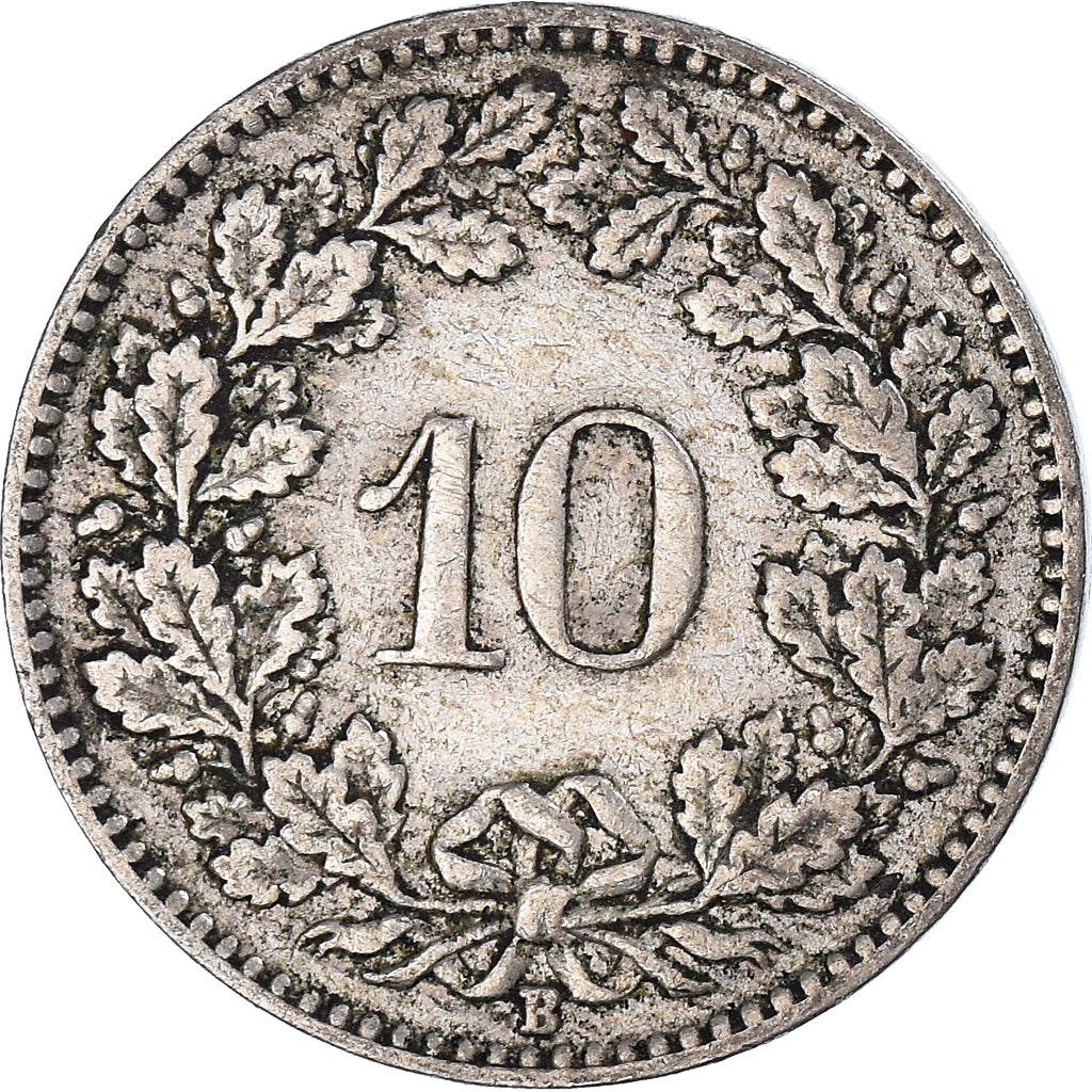 Munten, Zwitserland, 10 Rappen, 1924