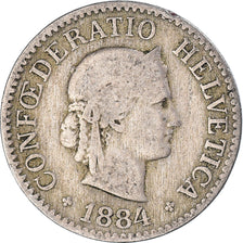 Moeda, Suíça, 10 Rappen, 1884