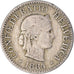 Moeda, Suíça, 10 Rappen, 1884