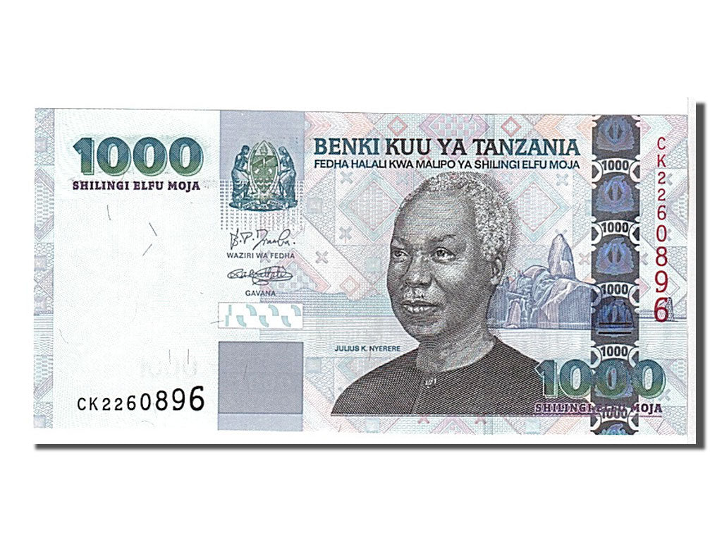 Banknote, Tanzania, 1000 Shilingi, 2003, KM:36a, UNC(65-70)