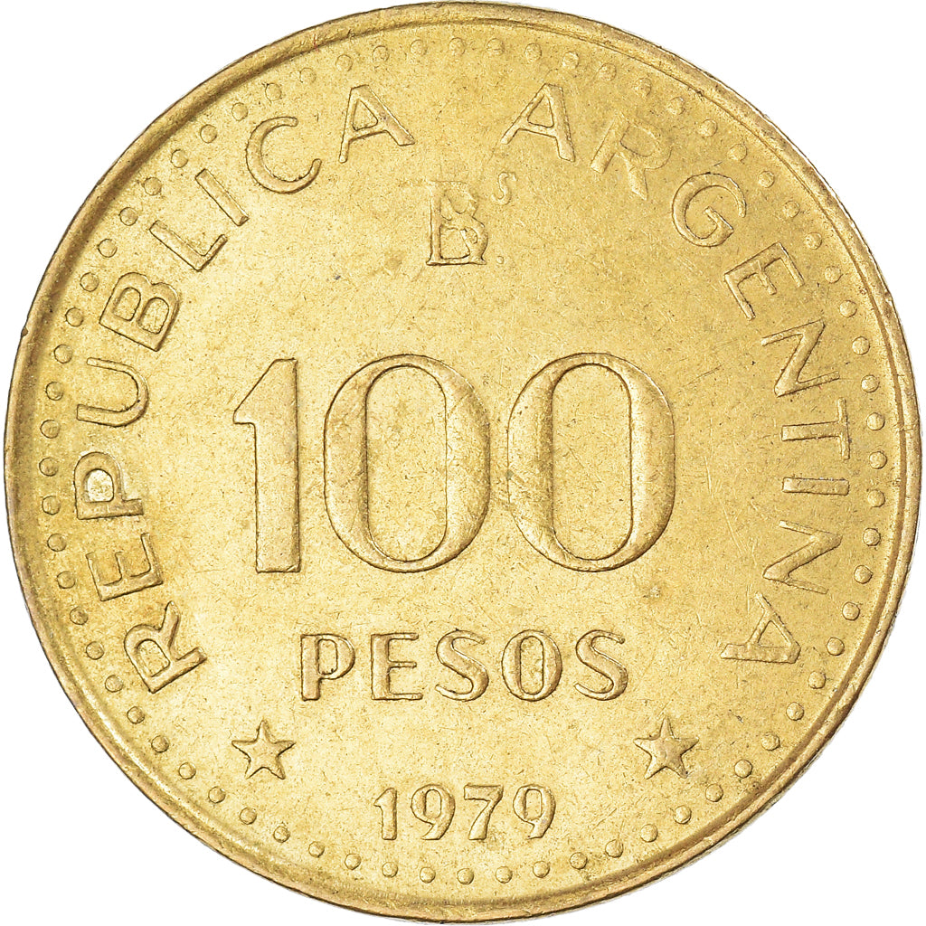 Monnaie, Argentine, 100 Pesos, 1979
