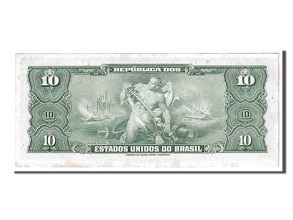 Banknote, Brazil, 10 Cruzeiros, 1963, KM:167b, UNC(65-70)