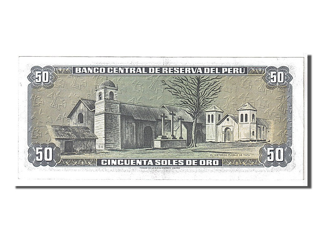Banknote, Peru, 50 Soles De Oro, 1977, KM:113, UNC(63)
