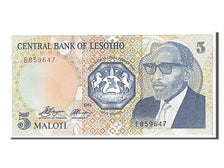 Billet, Lesotho, 5 Maloti, 1989, NEUF