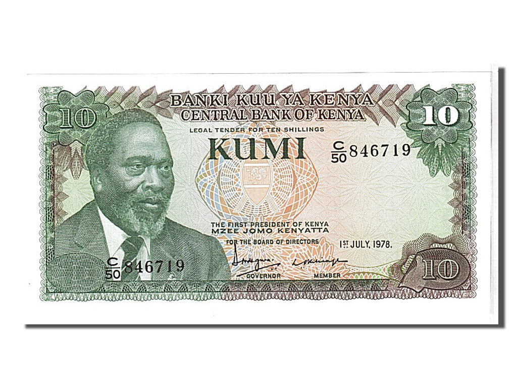 Billete, 10 Shillings, 1978, Kenia, KM:16, UNC