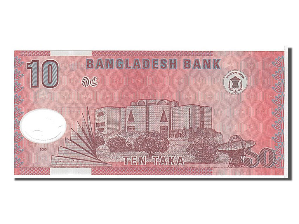 Billet, Bangladesh, 10 Taka, 2000, NEUF