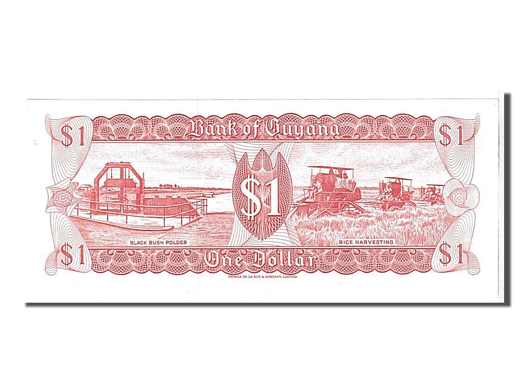 Banknote, Guyana, 1 Dollar, 1992, KM:21g, UNC(65-70)
