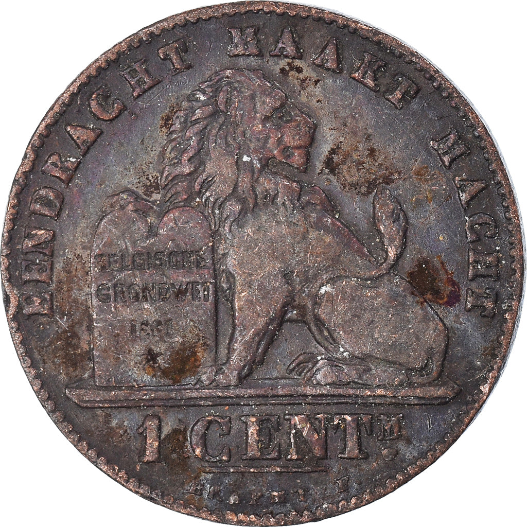 Coin, Belgium, Centime, 1899