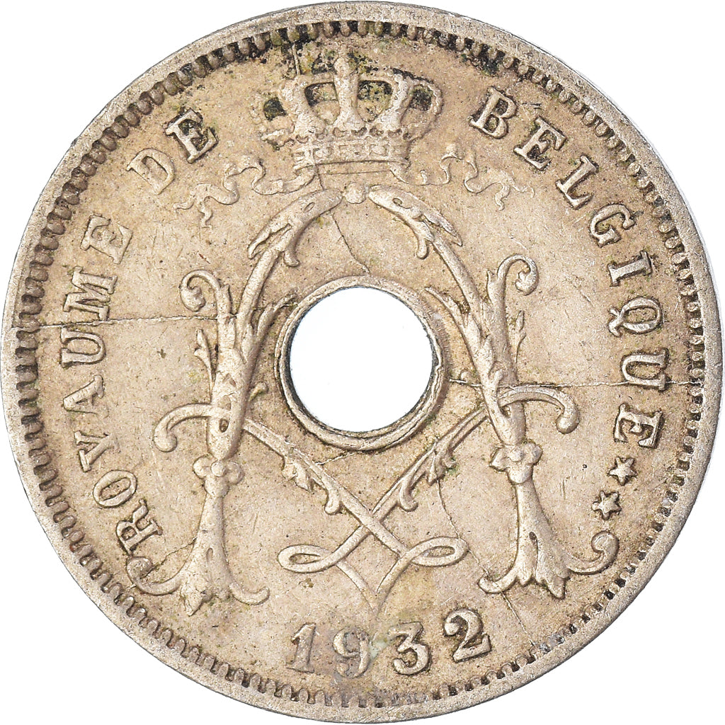 Moeda, Bélgica, 5 Centimes, 1932