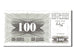 Banknote, Bosnia - Herzegovina, 100 Dinara, 1992, KM:13a, UNC(65-70)