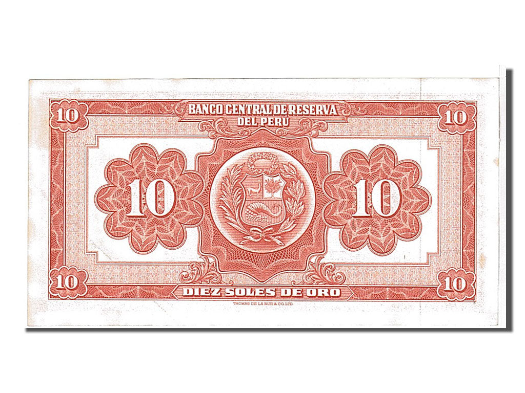 Banknote, Peru, 10 Soles De Oro, 1968, KM:84a, UNC(63)
