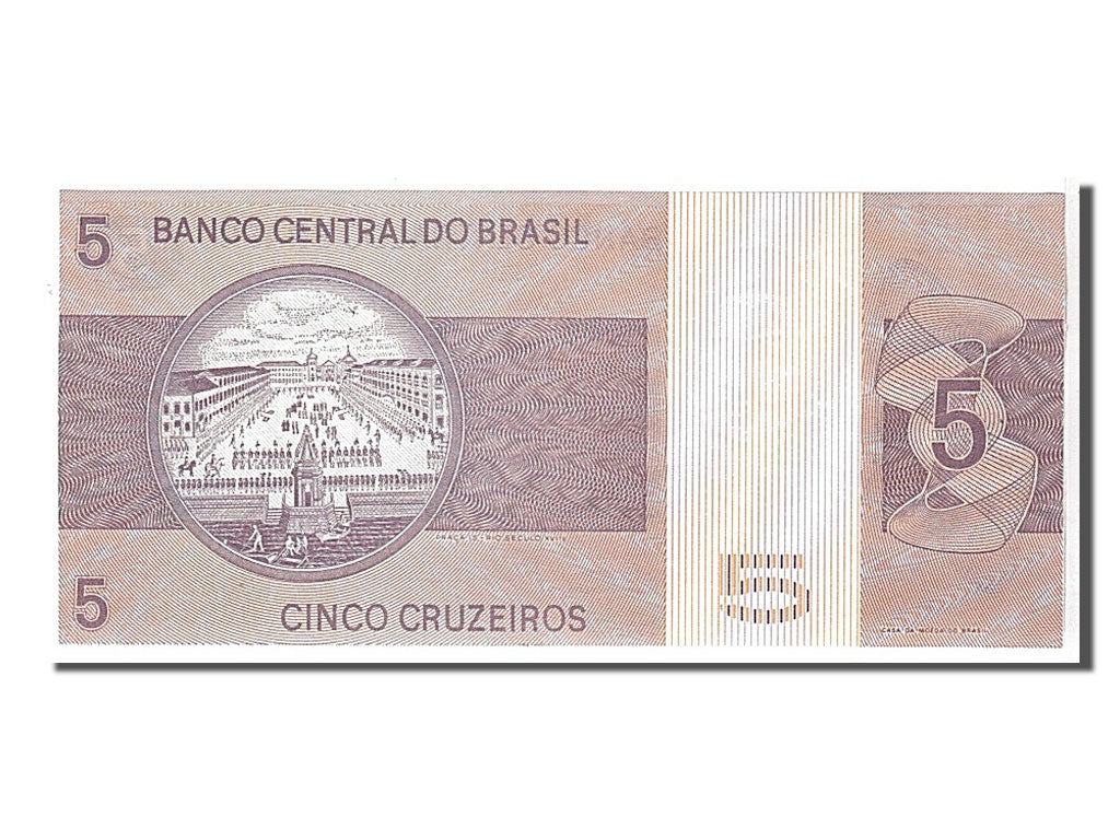 Banknote, Brazil, 5 Cruzeiros, 1970, UNC(65-70)