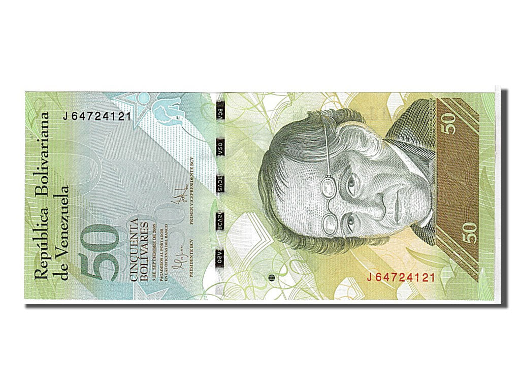 Billete, 50 Bolivares, 2009, Venezuela, UNC
