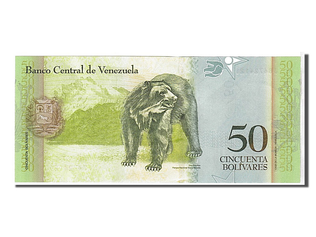 Billete, 50 Bolivares, 2009, Venezuela, UNC