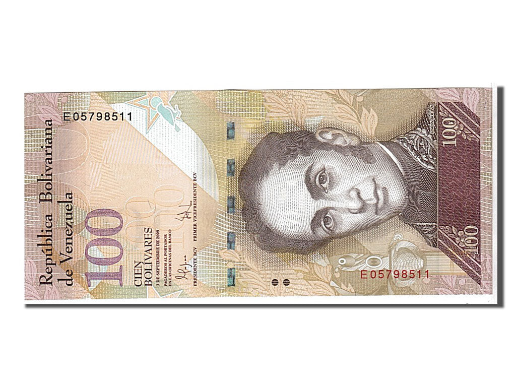 Billete, 100 Bolivares, 2009, Venezuela, KM:93c, 2009-09-03, UNC