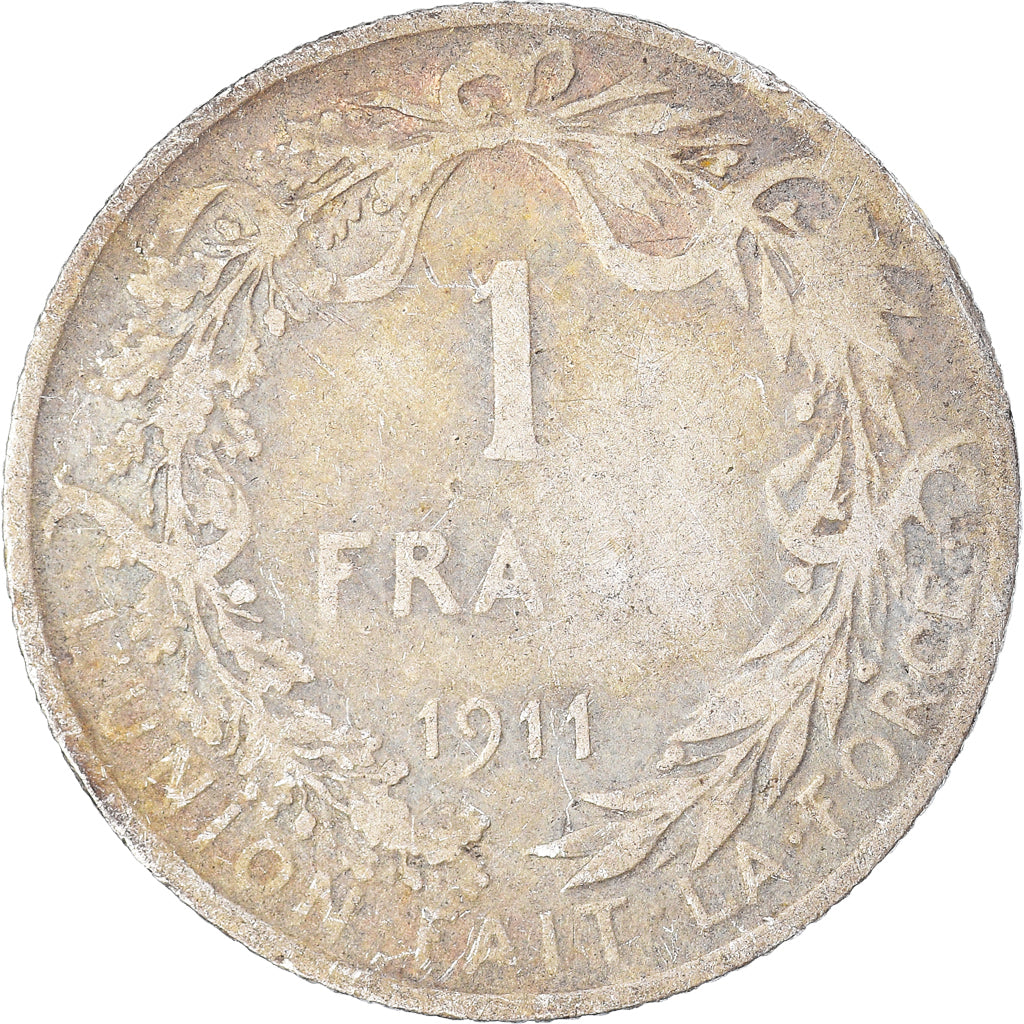 Coin, Belgium, Franc, 1911