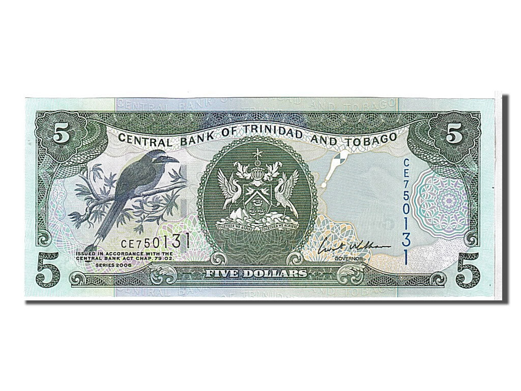 Banknote, Trinidad and Tobago, 5 Dollars, 2006, KM:47, UNC(65-70)