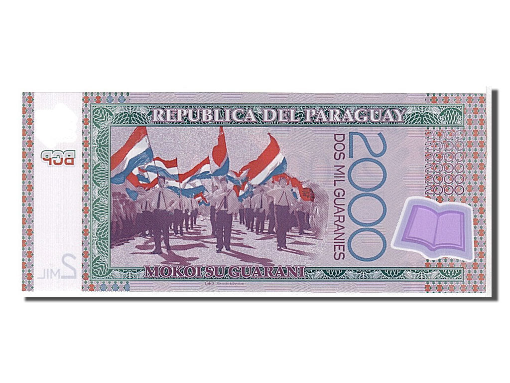 Billete, 2000 Guaranies, 2009, Paraguay, KM:228b, UNC