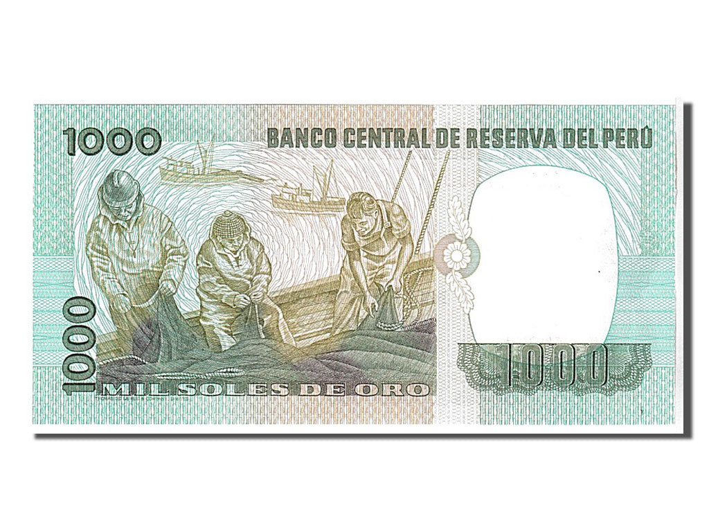 Billete, 1000 Soles De Oro, 1979, Perú, UNC