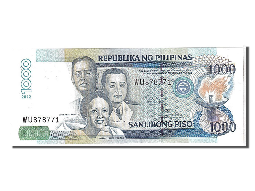 Billet, Philippines, 1000 Piso, 2012, KM:211a, NEUF