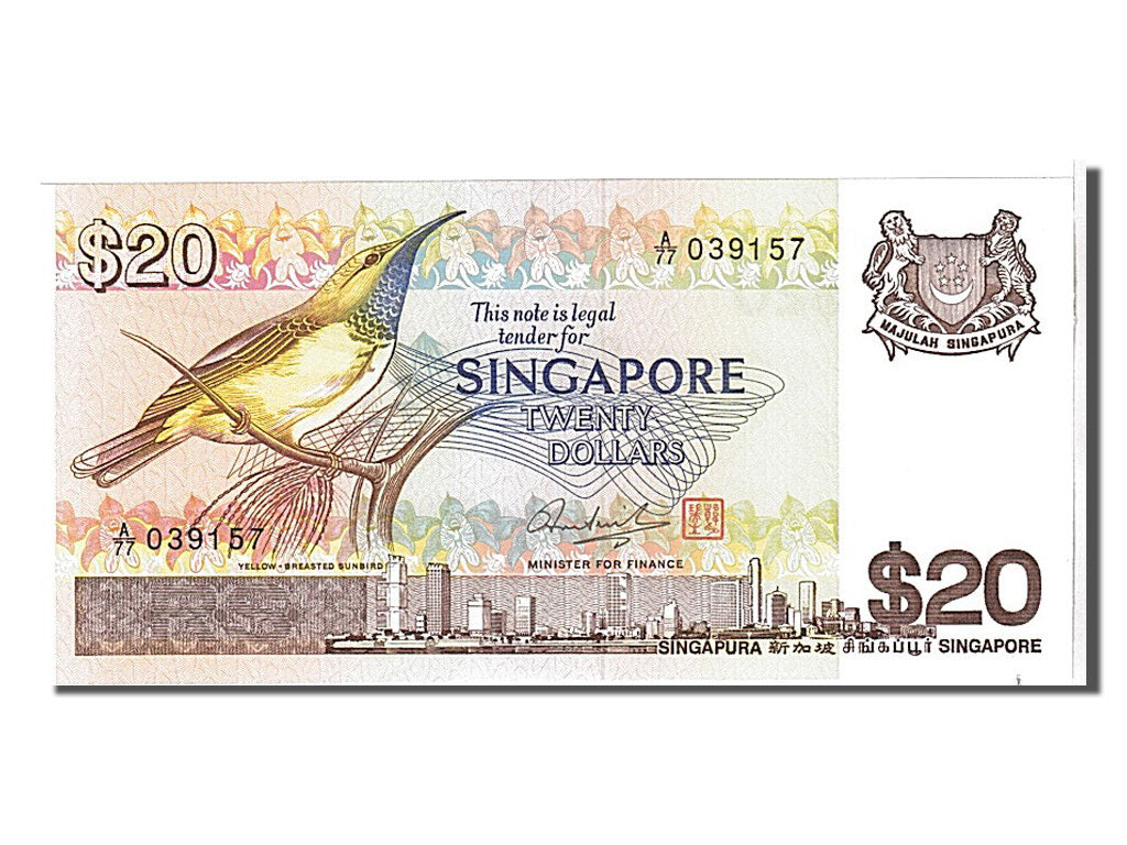 Banconote, Singapore, 20 Dollars, 1979, KM:12, FDS