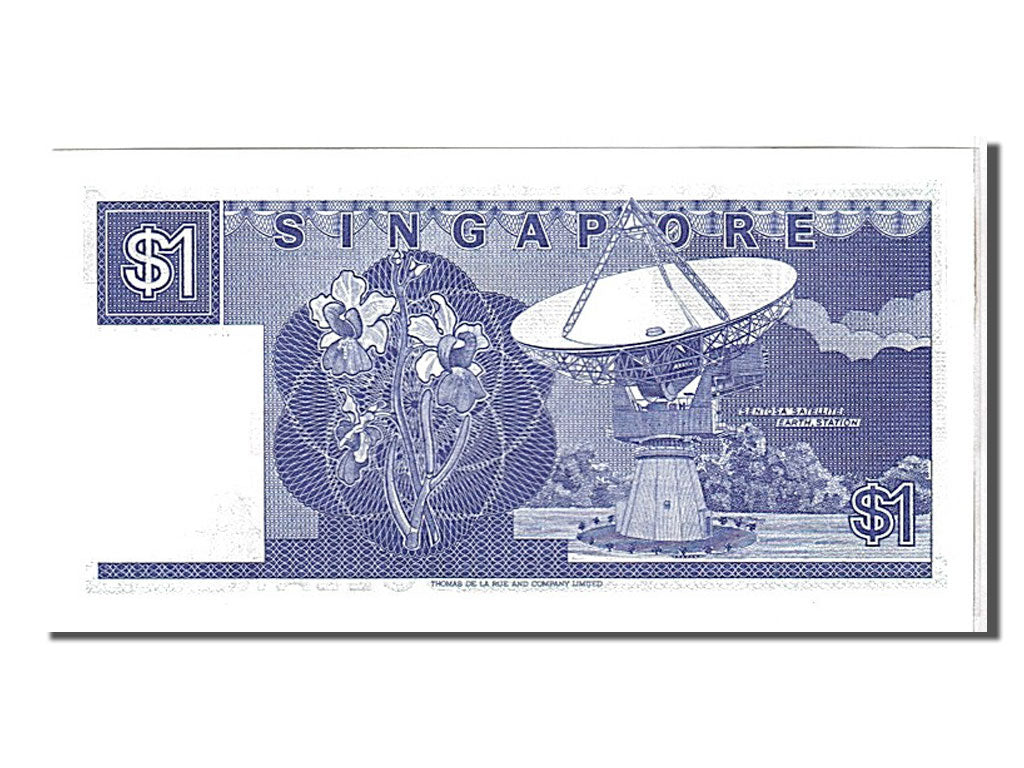 Banknote, Singapore, 1 Dollar, 1987, KM:18a, UNC(65-70)