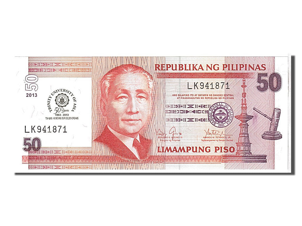 Banknote, Philippines, 50 Piso, 2013, UNC(65-70)