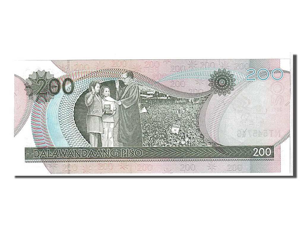 Geldschein, Philippinen, 200 Piso, 2009, KM:203a, UNZ