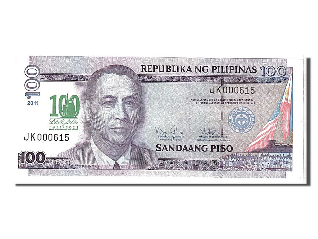 Billete, 100 Piso, 2011, Filipinas, KM:194e, UNC