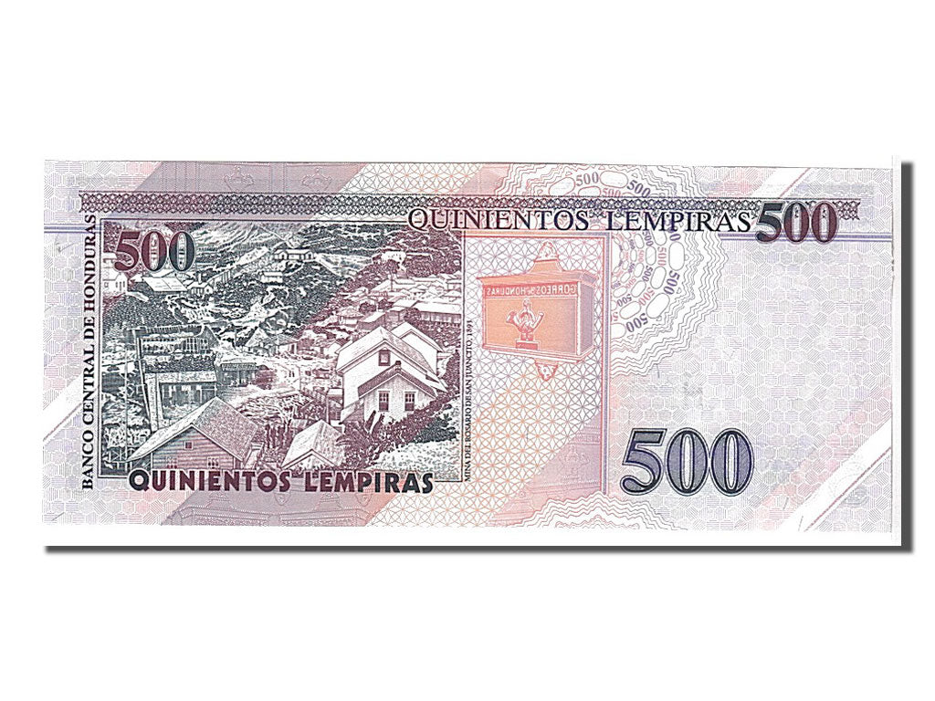 Billete, 500 Lempiras, 2010, Honduras, KM:78g, UNC