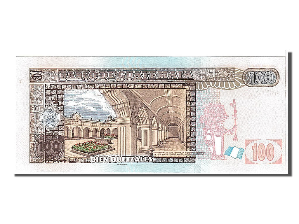 Banknote, Guatemala, 100 Quetzales, 2008, UNC(65-70)