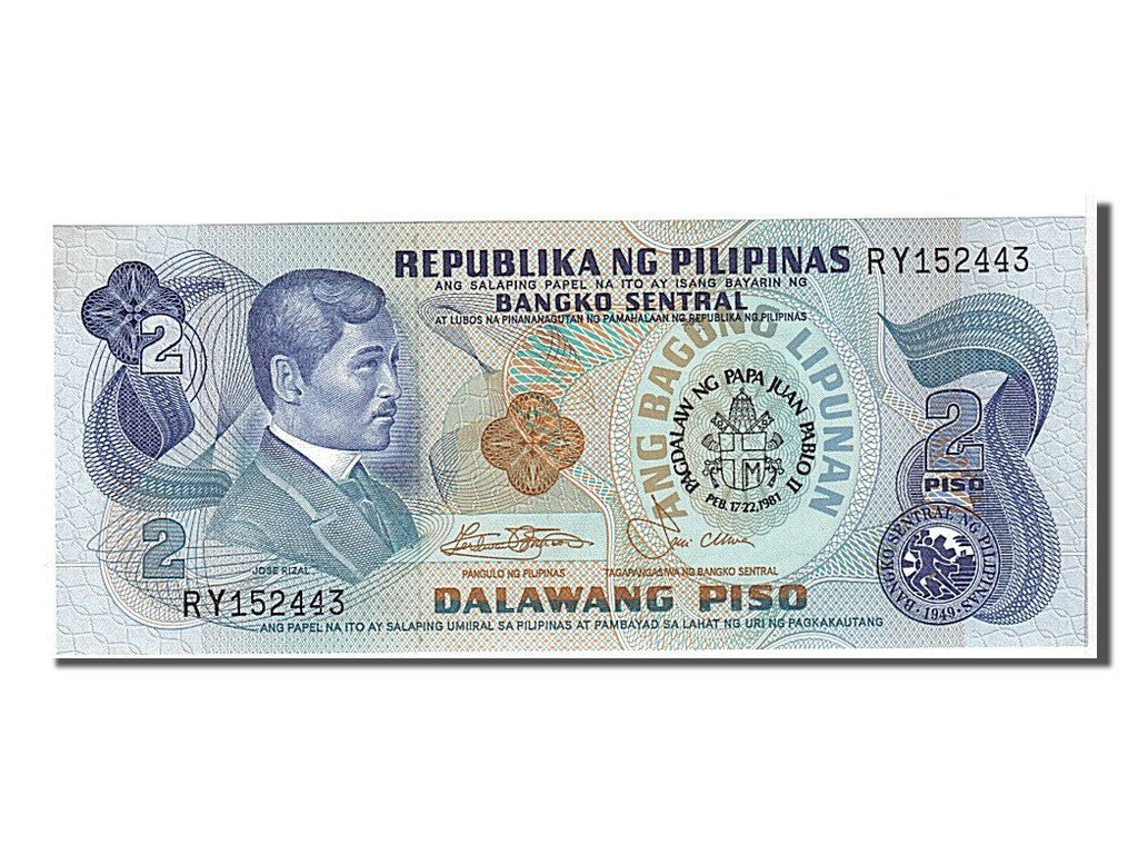 Billet, Philippines, 2 Piso, 1981, KM:166a, NEUF