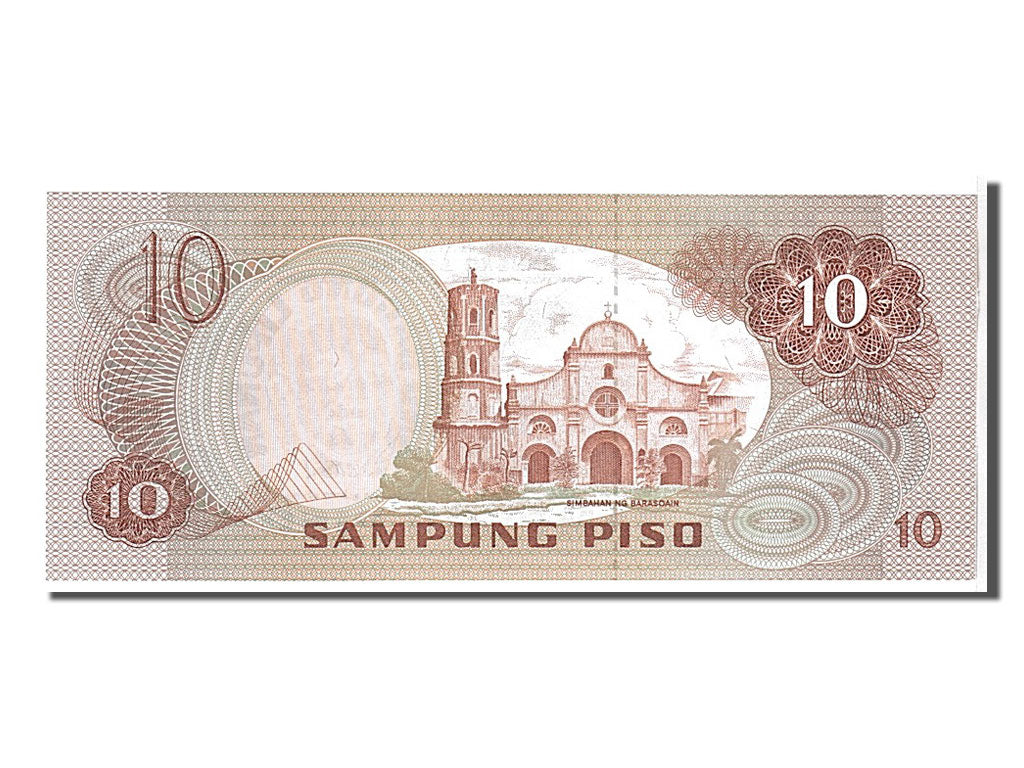 Geldschein, Philippinen, 10 Piso, KM:154a, UNZ