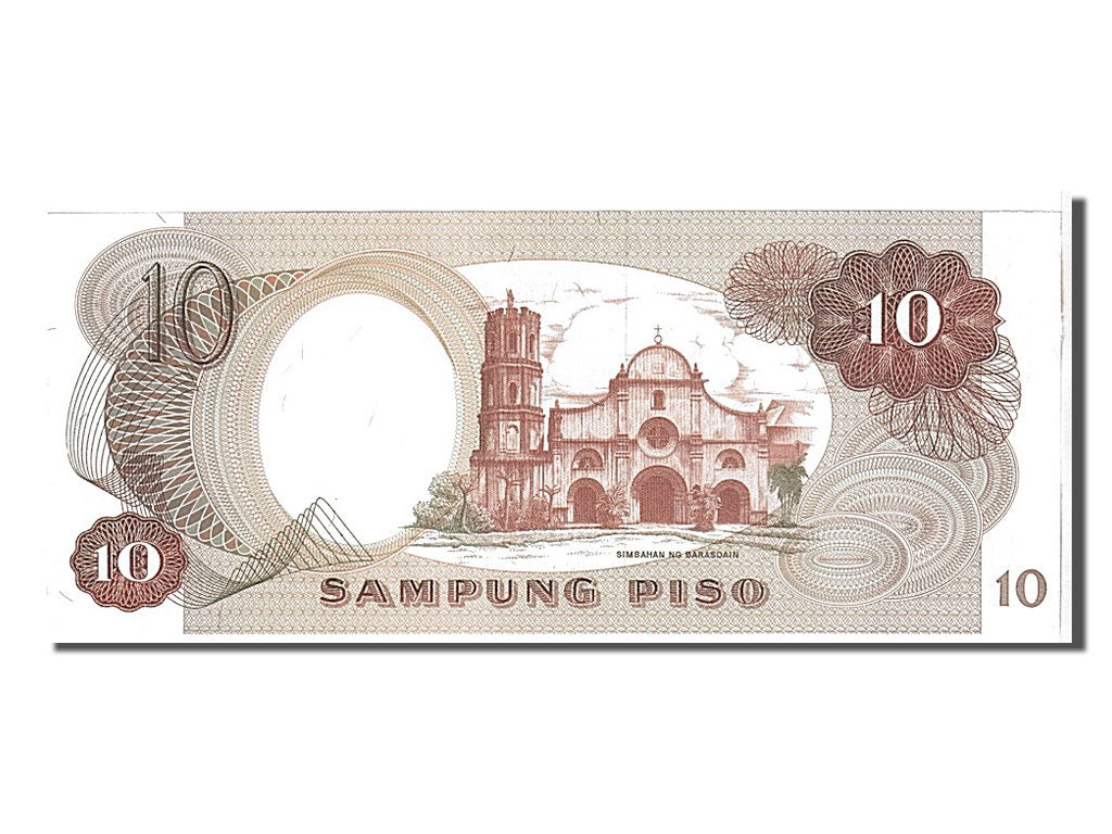 Banknote, Philippines, 10 Piso, 1969, UNC(65-70)