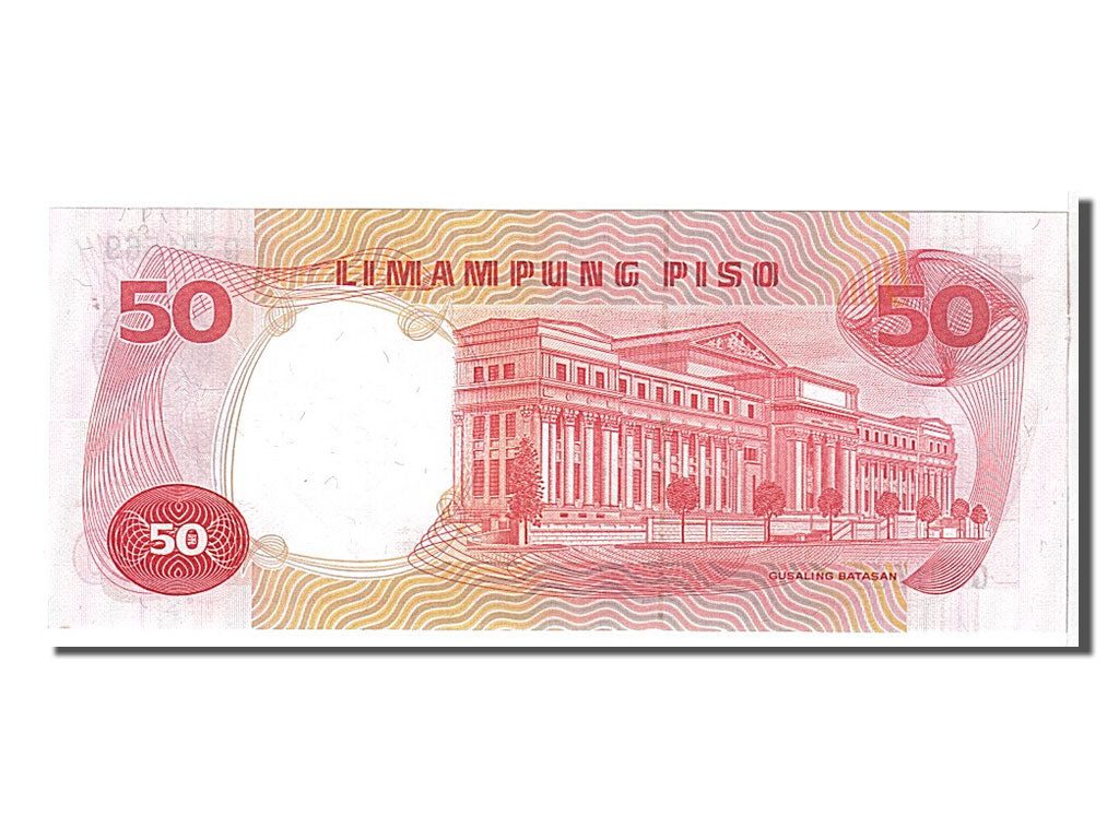 Banknote, Philippines, 50 Piso, 1969, KM:163b, UNC(65-70)