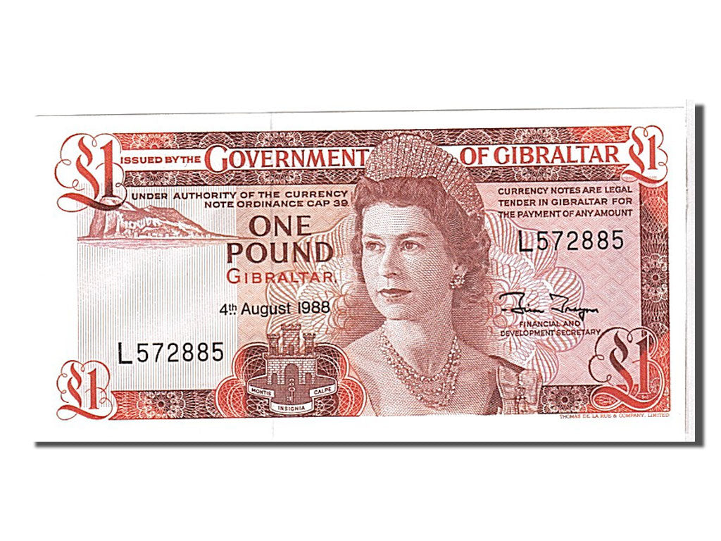 Banknote, Gibraltar, 1 Pound, 1988, UNC(65-70)