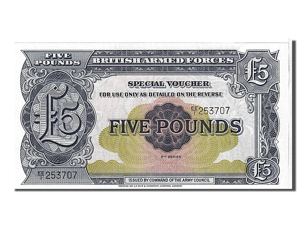 Banknote, Great Britain, 5 Pounds, 1958, UNC(65-70)