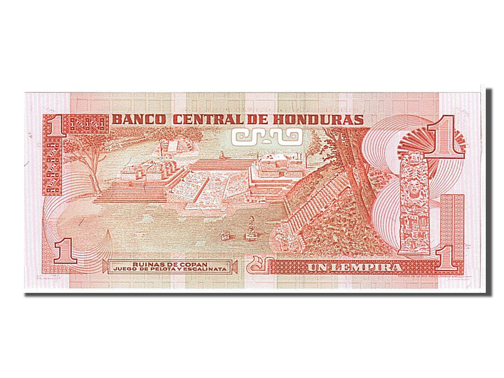 Banknote, Honduras, 1 Lempira, 1989, KM:68a, UNC(65-70)