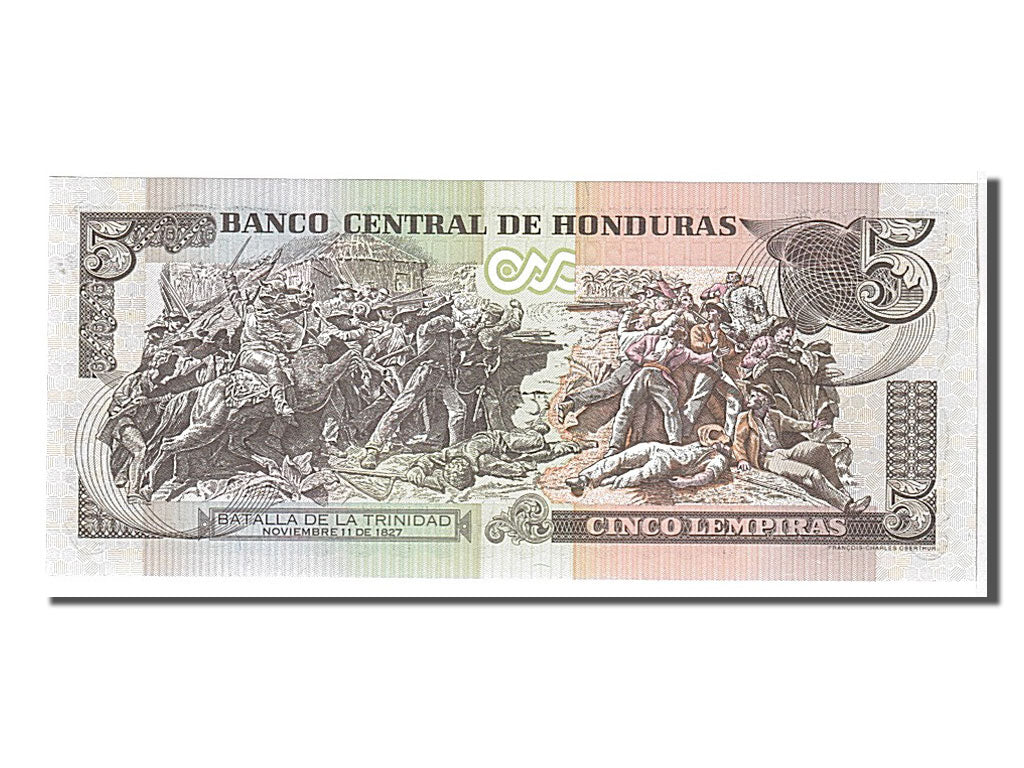 Billete, 5 Lempiras, 2006, Honduras, KM:91a, UNC