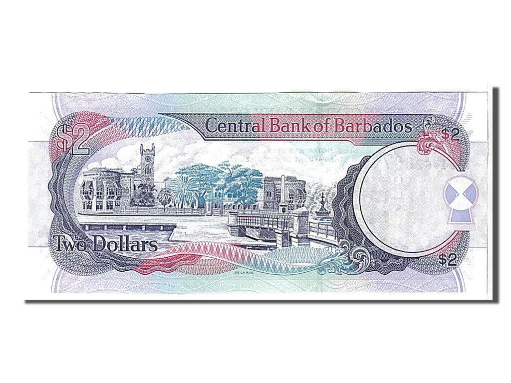 Banknote, Barbados, 2 Dollars, 2007, KM:66a, UNC(65-70)