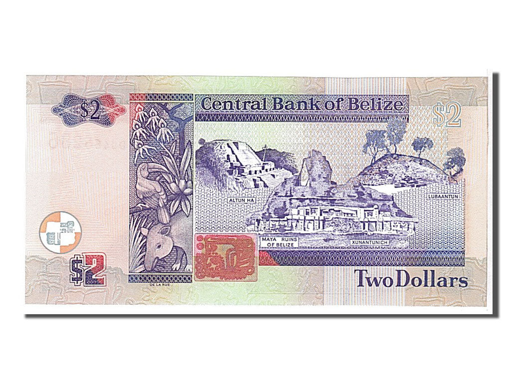 Banknote, Belize, 2 Dollars, 2011, UNC(65-70)
