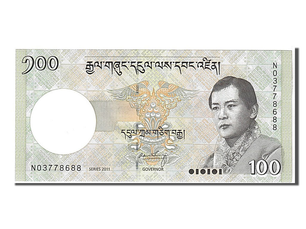 Banknote, Bhutan, 100 Ngultrum, 2011, UNC(65-70)